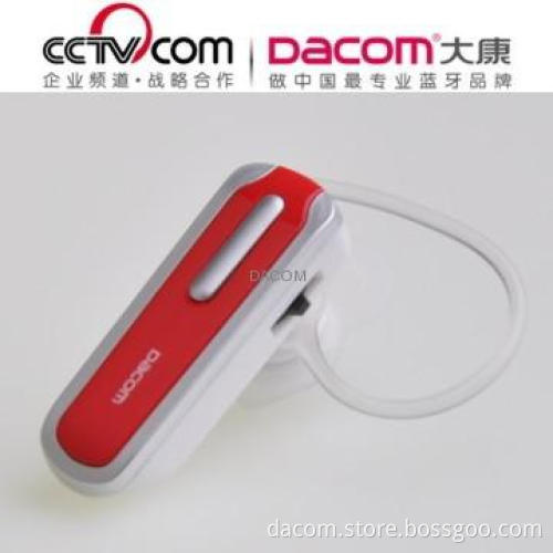 1-ear-ray red music mono bluetooth headset
